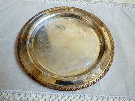 Oneida USA Silver Plated 10.25&quot; Serving Tray round platter - $34.65