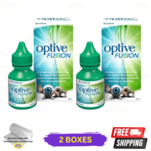 2 X Optive Fusion 10ml Lubricant Eye Drops - $35.41
