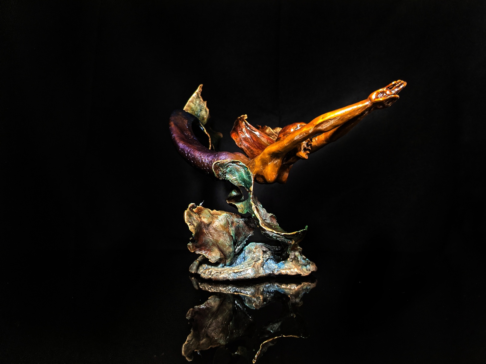 Mark Hopkins Bronze Mermaid  Item image 5