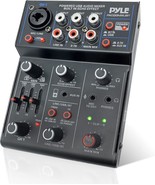 Pyle Professional Wireless DJ Audio Mixer- 3-Channel Bluetooth DJ, PAD33... - $50.99