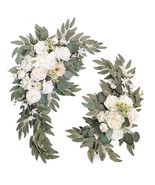 Artificial Wedding Arch Flowers Kit(Pack Of 2) For Wedding Decor Ceremon... - £58.22 GBP