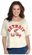 NWT NHL Detroit Red Wings Touch by Alyssa Milano Womens&#39; Size Large Tee Shirt - £14.00 GBP