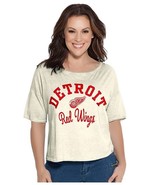 NWT NHL Detroit Red Wings Touch by Alyssa Milano Womens&#39; Size Large Tee ... - $331.09 MXN