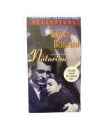 Alfred Hitchcock&#39;s Notorious VHS Movie Ingrid Bergman Cary Grant New Sealed - £6.35 GBP