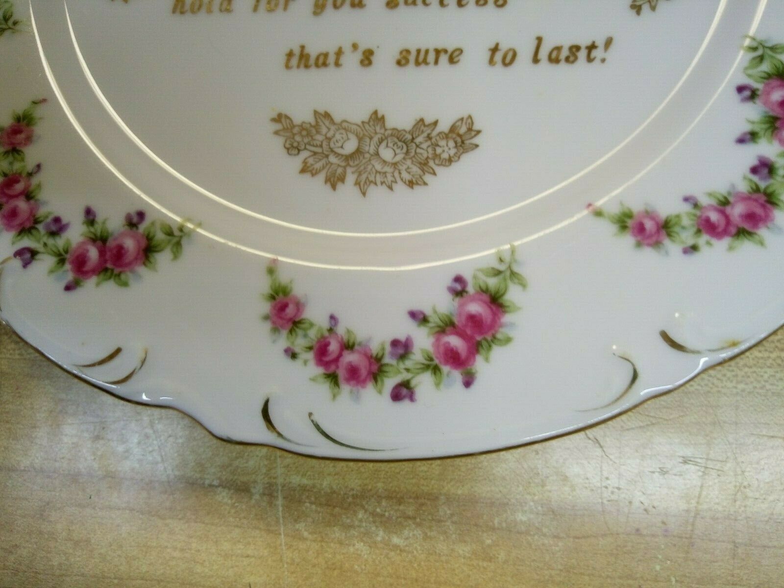 Happy Anniversary Plate Norcrest Fine China and 50 similar items Happy Anniversary Plate Norcrest Fine China and 50 similar items