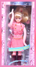 Vtg Takara Japan Jenny Compact Fashion Doll CD-1 Check Dress Cutie Barbie 5.5&quot; - £20.70 GBP