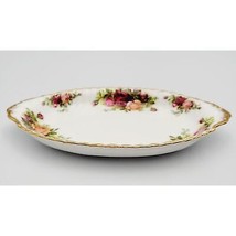 Vtg Old Country Roses Royal Albert Oval Handled Dish 8.5/8&quot; x 5.1/8&quot; - £29.56 GBP