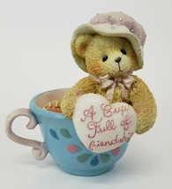 Cherished Teddies Figurine Madeline Cup Full Friendship Enesco Bear  #135593 - £7.03 GBP