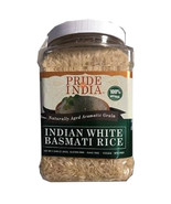 Pride of India Extra Long White Basmati Rice, 3.3 lb plastic PET jar - $24.99