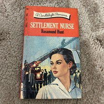 Settlement Nurse Medical Romance Paperback Book Rosamund Hun Suspense Drama 1967 - £9.66 GBP