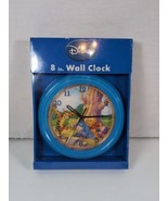 Disney Winnie The Pooh Tigger Eor Donkey 8&quot; Blue Wall Clock NIB - £10.11 GBP