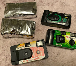35mm film camera lot  5 Point & shoot single-use - $32.71