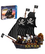 1352PC Pieares Kingdom Pirate Ship Building Block Warship Corsair Model Toy - $121.99