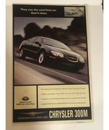 1999 Chrysler 300M Car Vintage Print Ad Advertisement pa22 - £4.45 GBP