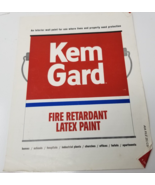 Sherwin-Williams Kem Gard Sales Brochure Fire Retardant Latex Paint 1968 - $18.95