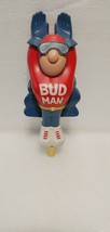Vintage Budman Bud Man Superhero Budweiser 10" Draft Beer Tap Handle - $148.00
