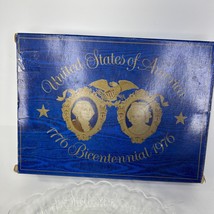Avon Vintage United States 1776 Bicentennial 1976 Glass Plate and 2pc Soap Set - $14.85