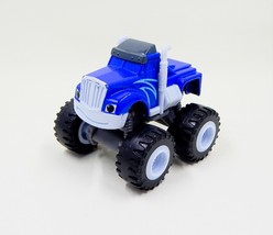 Blaze &amp; the Monster Machines Crusher Truck Viacom Mattel 2014 3” Figure Blue - £7.98 GBP