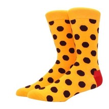 Orange with Black Polka Dots Socks from the Sock Panda (Adult Large) - £5.63 GBP