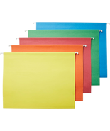 Basics Hanging Organizer File Folders for Efficient Filing, Assorted Col... - $17.70