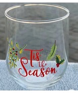 Cristar Christmas Glass Water/Wine Tumbler: “It Is The Season”. -SHIPN24... - $277.10 MXN
