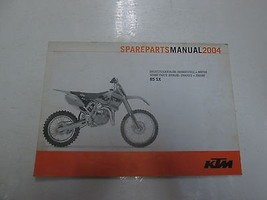 2004 Ktm 85 Sx 85SX Chassis Engine Spare Parts Manual Stained Oem Factory - £12.49 GBP
