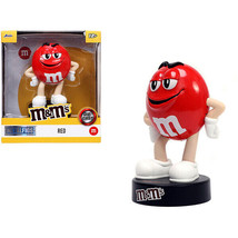 Red M&amp;M&#39;s 4.5&quot; Diecast Figurine &quot;Metalfigs&quot; Series by Jada - £22.56 GBP