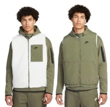 Nike Club+ Fleece Winterized Reversible Vest Jacket DQ4878-133 Men&#39;s Medium - £37.87 GBP