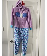 SILVER LILLY SLIM MERMAID COSTUME PAJAMAS JUMPSUIT WITH HOOD - SIZE SMAL... - $54.80 CAD