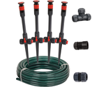 Multi-Adjustable Flex Design above Ground Irrigation Garden Sprinkler Sy... - £67.96 GBP