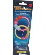 Red Glow Stick Bead Bracelet - $2.74 CAD