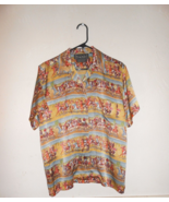 Vintage 1994 Nicole Miller 100% Silk Shirt sz M Womens xs Mens Unisex Co... - $92.57