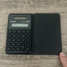 Vintage Canon LS-32 Solar Powered Working Electronic Calculator With Wal... - $114.74 MXN