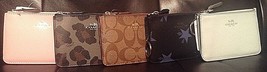 Coach Authentic Credit Card ID Key Wallet in Pebbled Leather Choose Pattern NWT - £35.33 GBP