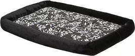Luxurious Floral QuietTime Bolster Bed: Perfect Rest &amp; Comfort for Dogs - £30.77 GBP