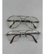 Vintage Aviator Eyeglass Frames Only Lot Of 2 60s 70s 80s Eyeglasses Gla... - $24.06