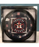 MLB Houston Astros Chrome Clock man cave decoration baseball theme The M... - £37.07 GBP