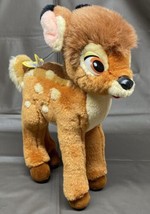 Vintage Gund Disney Bambi Plush Poseable Legs With Yellow Butterfly - $18.69