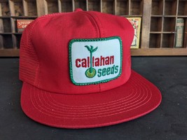 Mint Vintage Callahan Seeds Patch K-Products Snapback Cap Usa - $48.00