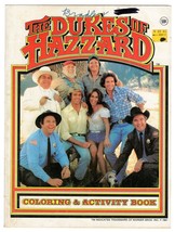VINTAGE 1981 Dukes of Hazzard Coloring / Activity Book 3 Pages Colored - £23.72 GBP
