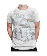 Pink Floyd album collage sketch X Large Band T shirt Liquid Blue 2015 - $264.37 MXN