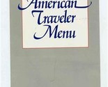 The American Airlines Traveler Menu Special Meals and Entrees - $17.82
