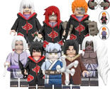 8Pcs Naruto Minifigure Kimimaro Uchiha Itachi Jyuugo Mitsuki Karin Mini Blocks - $21.89