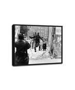 Conrad Schumann East German Soldier Jumping Berlin Wall Oil Canvas Art P... - $40.08 CAD+