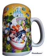 Walt Disney World Theme Park Mom Embossed Four Parks One World Coffee Mug - $12.86