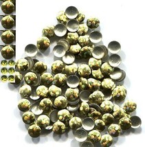 Hologram Round Nailheads Sun Gold 6mm Hotfix 1 Gross - £4.66 GBP