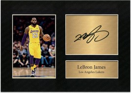 Lebron James Los Angles Lakers Signed   Signed Limited Edition Pre Printed Memor - £7.90 GBP