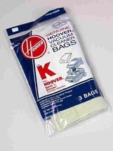 Hoover Vacuum Bag For All Hoover Canister cleaners using Type K bags 3 pk - $8.82
