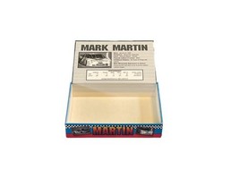 Vintage NOS NEW 1996 NASCAR Mark Martin School Supply Pencil Box Made in USA image 2
