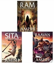 RAM Chandra Séries - RAM,Sita &amp; Raavan (Ensemble De 3 Livres) Anglais Livre - £30.95 GBP
